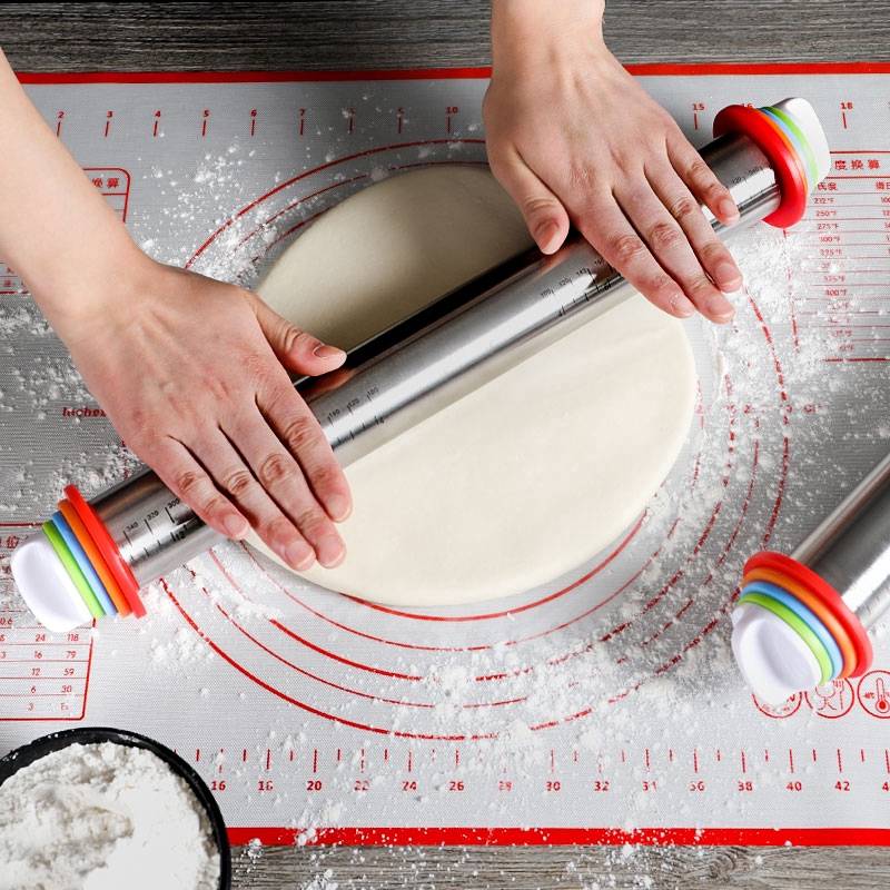 Adjustable Stainless-Steel Rolling Pin Home & Kitchen  