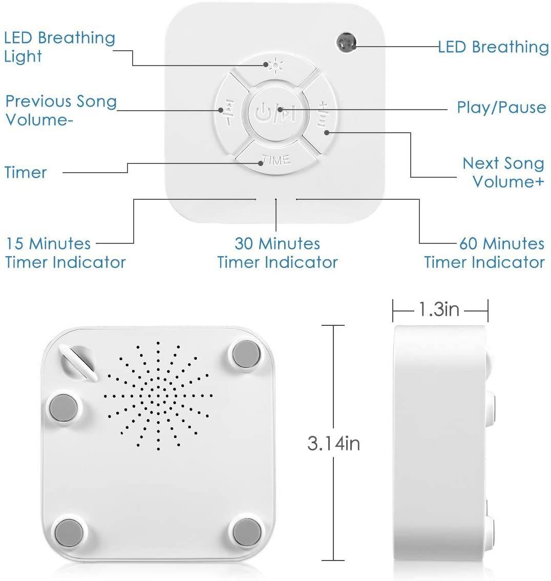 White Noise USB Machine Gadgets & Electronics  