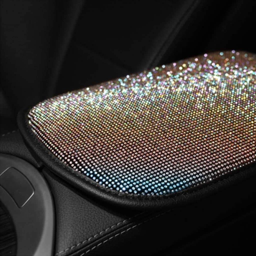 Blinged-Out Rhinestone Center Console Cover Car Accessories  