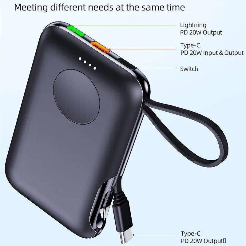 2-in-1 Portable Charger for Apple & Samsung Watches Gadgets & Electronics Color : for Apple Watch|for Samsung Watch 