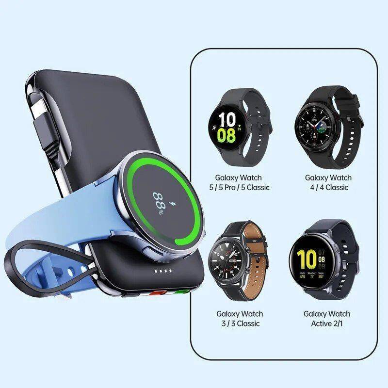 2-in-1 Portable Charger for Apple & Samsung Watches Gadgets & Electronics Color : for Apple Watch|for Samsung Watch 