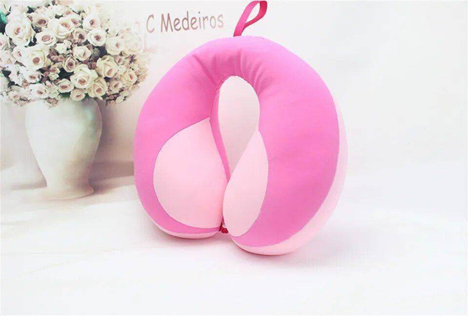 U-Shaped Baby Travel Neck Pillow: Comfort & Support on the Go Car Accessories Kids & Babies Color : Red|Yellow|Pink 